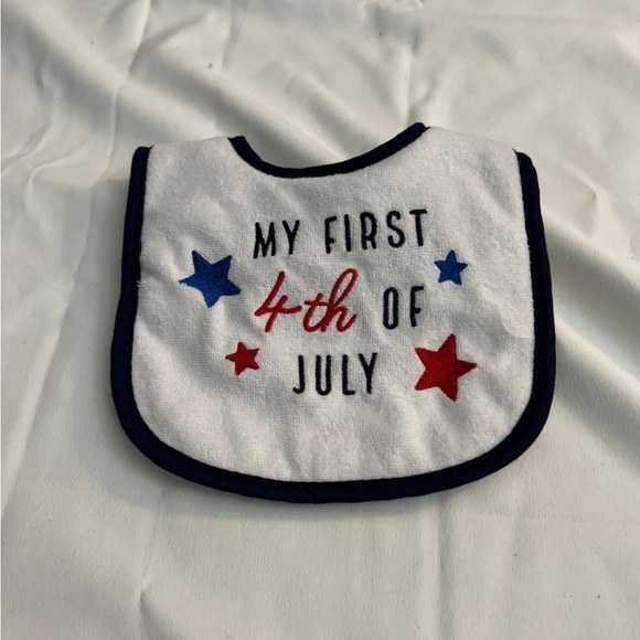 Hudson Baby Infant Cotton Terry Drooler Holiday Bibs - Picture 9 of 9